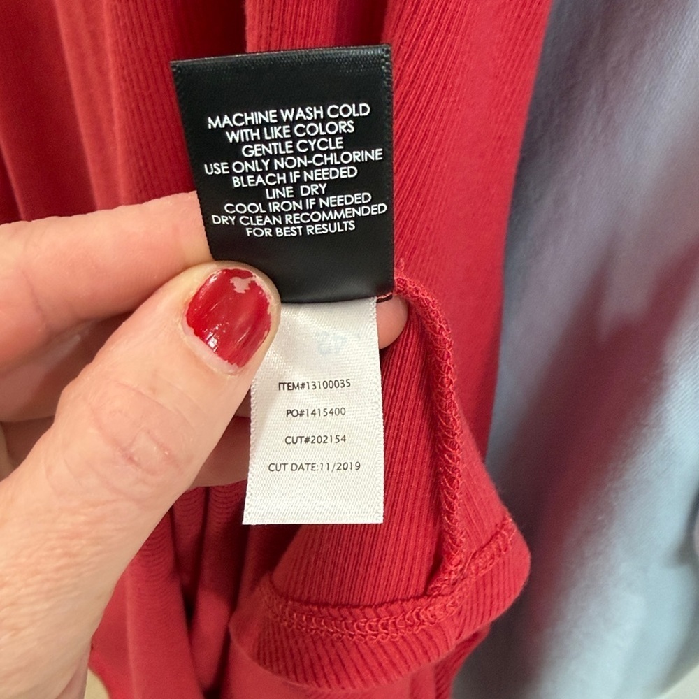 NWT Torrid Mini Rib Trapeze Dress American Beauty Red Swing Knee Length Size 3X - Picture 13 of 13